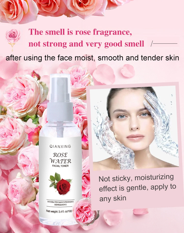 Natural Hydrosol Floral Waters Rose Water Face Toner Spray Skin Care Private Label