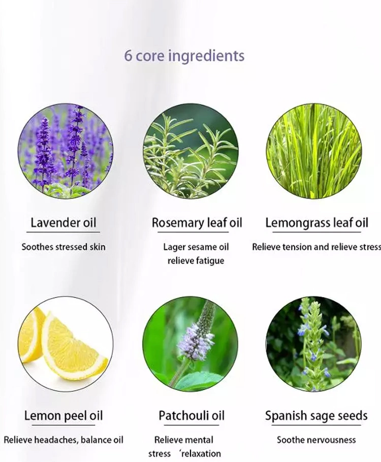 Factory Product Customizable Relieve Headaches Balance Oil Lavender Oil Rosemary Face Care Mist