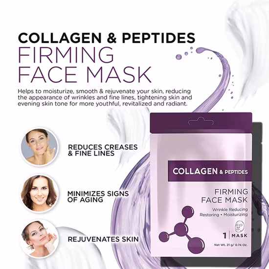 Beste koreanische Kollagen- und Peptid-Straffungs-Gesichtsmaske für die Haut