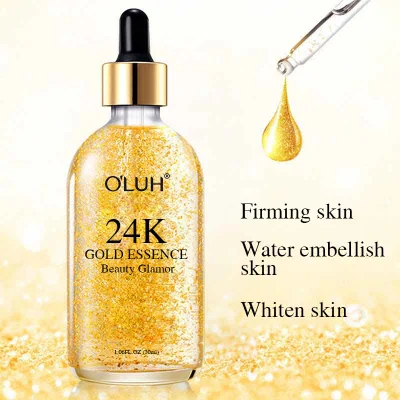 Neuester Verkauf, feuchtigkeitsspendende, aufhellende Hautpflegelotion, Anti-Aging-Kollagen-24-Karat-Gold-Gesichtsserum