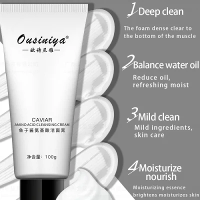 Private Label Cleansing Facial Pore Cleanser Peeling Face Wash